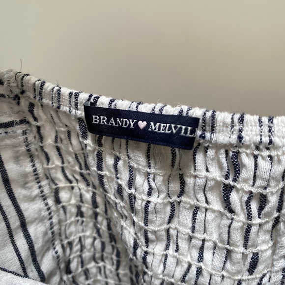 Brandy Melville button front striped tank - Picture 3 of 4